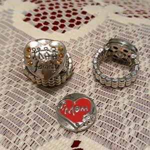 Snap button ring
